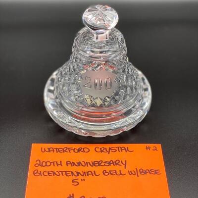 Waterford Crystal Bicentennial Bell