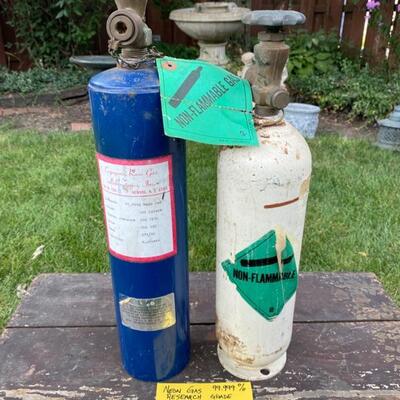 Neon Gas 99.999% Research Grade - 2 Bottles