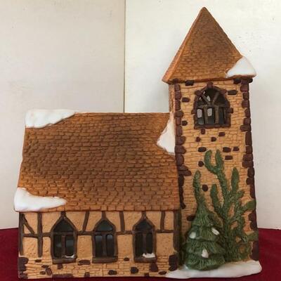 1985 Department 56 Dickens' Village Series "Village Church"