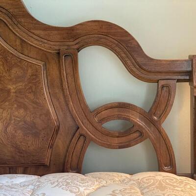 King Bed Mattress, Base & Headboard - 54"H x 80"W x80"D - Please Call For More Details