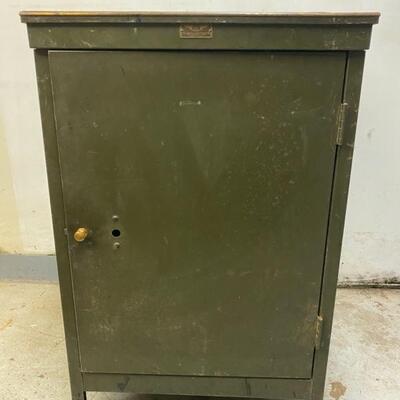 Vintage The General Fireproofing Company Metal Cabinet 