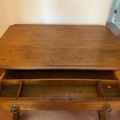 Vintage Solid Wood Console Table - 29"H x 35"W x 24"D - $140