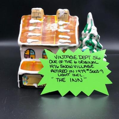 Vintage Department 56 Original 1976 Snow Village "The Inn" - Call For Price