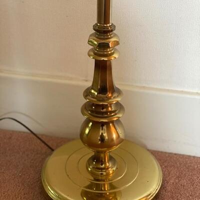 Vintage Bridge Brass Floor Lamp