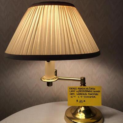 Brass Desk/Reading Lamp