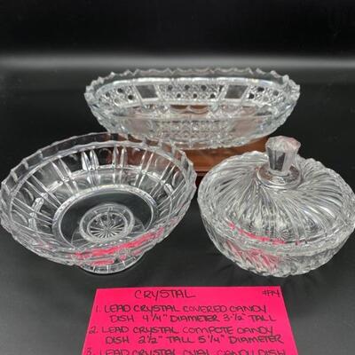 Crystal Candy Dishes