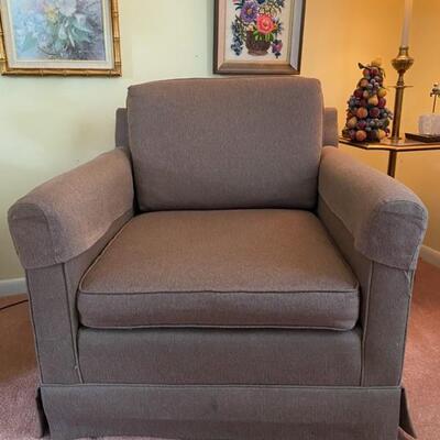 Pair Of Upholstered Club Chairs - $75 Each