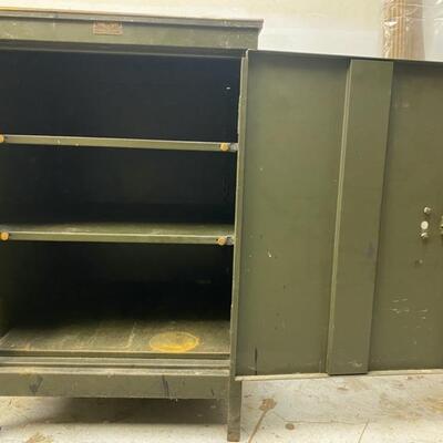 Vintage The General Fireproofing Company Metal Cabinet