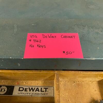 Vintage DeWalt Utility Cabinet