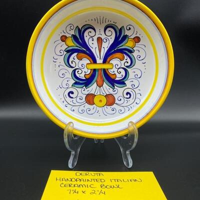 Deruta Italian Bowl