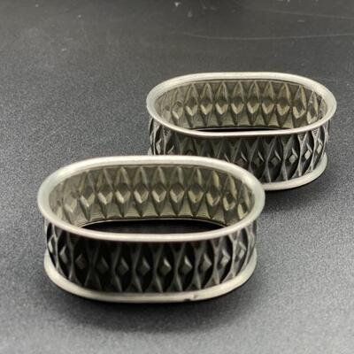 Vintage Mastad Pewter Napkin Ring Holders 8 - John Gulbrandsrod