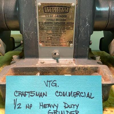Craftsman Commercial 1/2 HP Heavy Duty Grinder