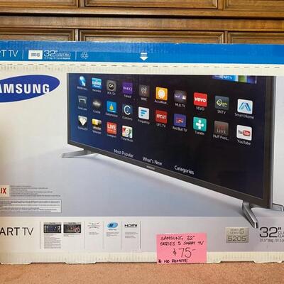 Samsung 32" Series 5 Smart TV - No Remote 