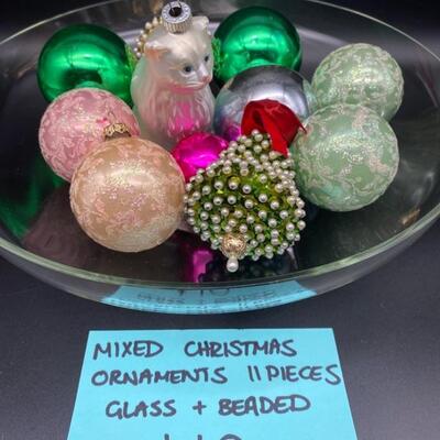 Mixed Vintage Christmas Ornaments