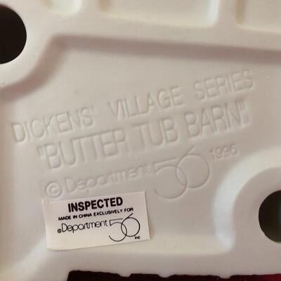 1996 Department 56 Dickens' Village Series "Butter Tub Barn"