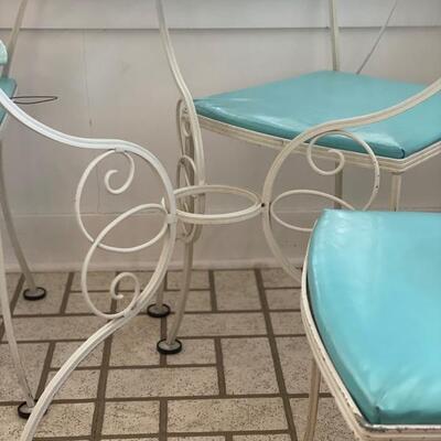 4pc Wrought Iron Patio Set - $175