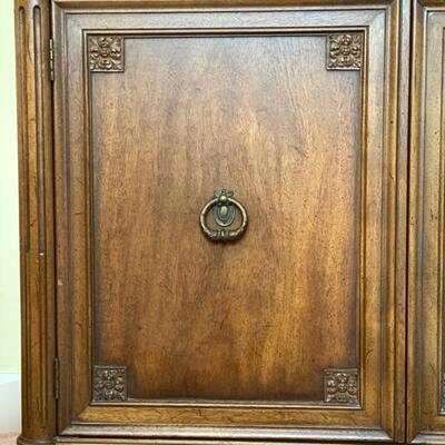 Henredon China Hutch - 80"H x 57.5"W x 16"D - $140