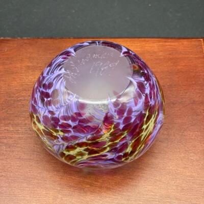 J.R Grossman Hand Blown Perfume Bottle