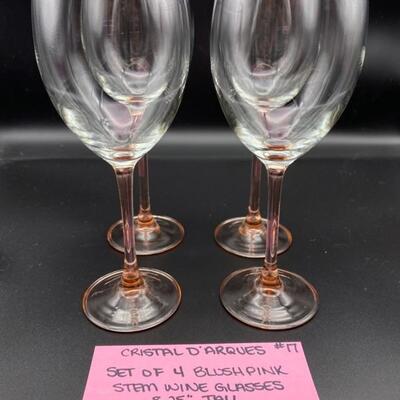 Cristal D'Arques Wine Glasses