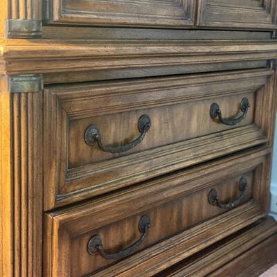 Vintage 5 Drawer Armoire - 64"H x 39"W x 20"D - Please Call For More Details