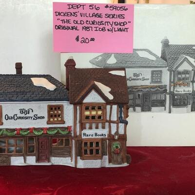 1987 Department 56 Dickens' Village Series "The Old Curiosity Shop"