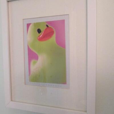 Adorable Duck Prints Custom Framed  