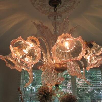 Stunning Murano Glass Chandelier 