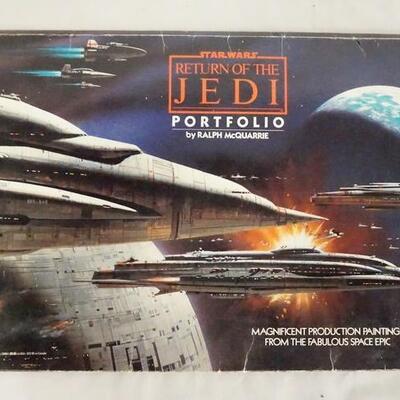 1190	STAR WARS RETURN OF THE JEDI RALPH MCQUARRIE PORTFOLIO FIRST EDITION 1983, CONTAINS 20 15 IN X 11 IN PRINTS 
