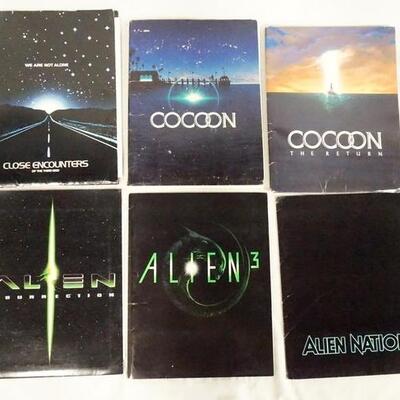 1005	LOT OF SIX MOVIE PRESS KITS, LOT INCLUDES CLOSE ENCOUNTERS OF THE THIRD KIND WHICH CONTAINS 18 PRINTS INCLUDING ONE SIGNED, A 20...