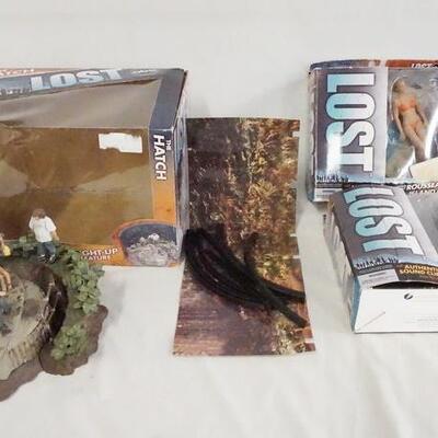 1168	LOT OF THREE LOST MCFARLANE TOYS FIGURES W/ ORIGINAL BOXES. LOT INCLUDES SHANNON, JACK, & THE HATCH
