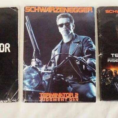 1009	LOT OF THREE THE TERMINATOR MOVIE PRESS KITS. LOT INCLUDES THE TERMINATOR; CONTAINS 7 PRINTS INCLUDING ONE SIGNED & PRODUCTION INFO,...