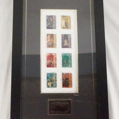 1188	STAR WARS ATTACK OF THE CLONES LIMITED EDITION FRAMED PIN COLLECTION NO. 99/2002. 21 IN X 12 3/4 IN 

