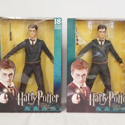 1174	LOT OF TWO NECA HARRY POTTER 18 IN MOTION ACTIVATED SOUND DOLLS W/ ORIGINAL BOXES. 
