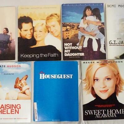 1021	LOT OF SEVEN MOVIE PRESS KITS. LOT INCLUDES; SWEET HOME ALABAMA, G.I. JANE, NOT WITHOUT MY DAUGHTER, HOUSEGUEST, RAISING HELEN,...
