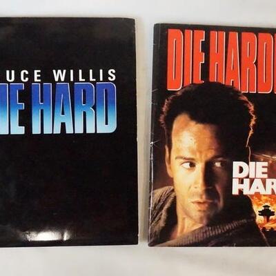 1012	LOT OF TWO DIE HARD MOVIE PRESS KITS. LOT INCLUDES DIE HARD; KIT CONTAINS 13 STILLS, PRODUCTION INFO & AN INVITATION TO THE FILM...