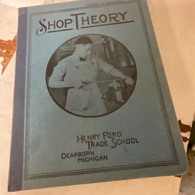 1940 Shop Theory Book - Henry Ford Trade School