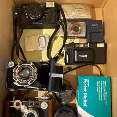 Box Lot of Cameras
