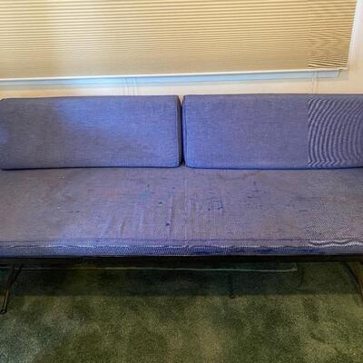 Mid century wrought iron daybed