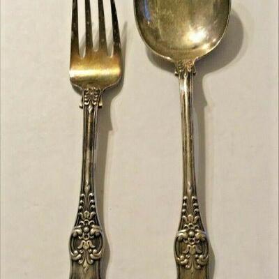 https://www.ebay.com/itm/124835396012	ME1008 STERLING SILVER TIFFANY & CO. UTENSILS FORK & SPOON
