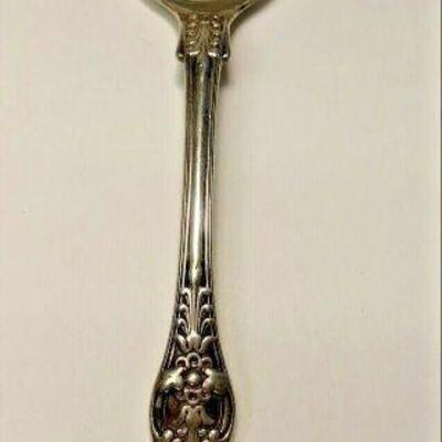 https://www.ebay.com/itm/124835396056	ME1018 STERLING SILVER TIFFANY ENGLISH KING PATTERN LARGE SPOON 4
