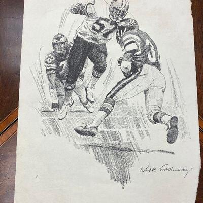 https://www.ebay.com/itm/124776489471	TM9450 New Orleans Saints Print 1981 13.75" X 10.75" Rickey Jackson Descends on
