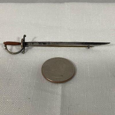 Edwardian Sword Pin / Brooch