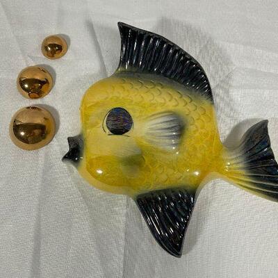 Vintage Ceramacraft Fish & Bubbles