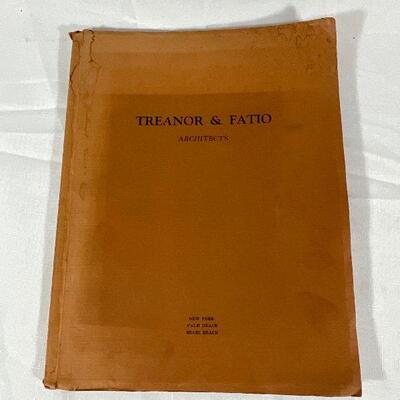 Very rare Trenor & Fatio 1938 Architects Book
