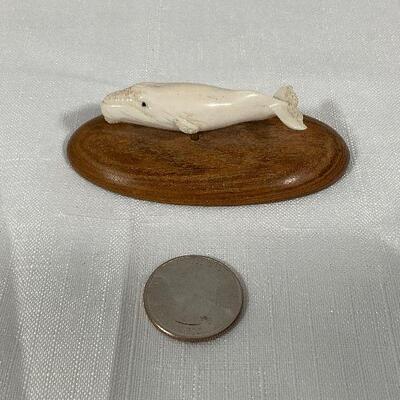 Small Craved Whale - Bone