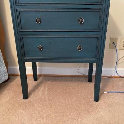 Painted bedside table - 1 of 2