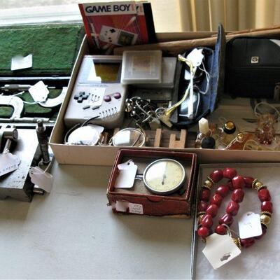 game boy and games, machinist tools, jewelry and more