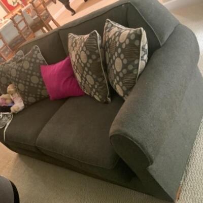 Three seater fabric sofa - great condition