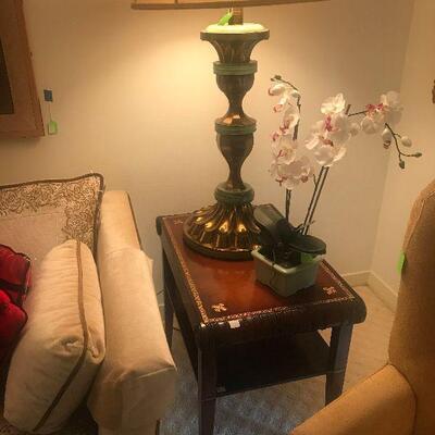 Pair of Vintage Mid Century Brass Table Lamps