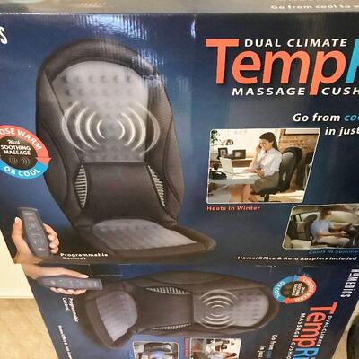 Brand New Temp Rite Massage Cushion by Homedics